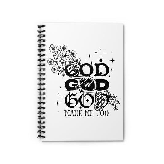 God Made Me Too - Self Care Journal